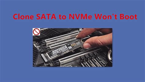 inaccessible boot device nvme clone|cloned nvme won't boot.